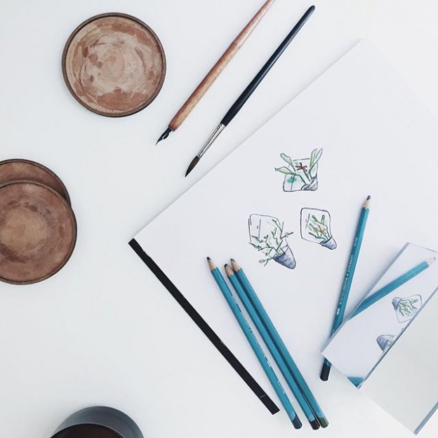 #straightdesign #acrylic #stain #coster #office #stockholm #nubuck #leather #drawings #swedishdesign #scandinavian #brush
