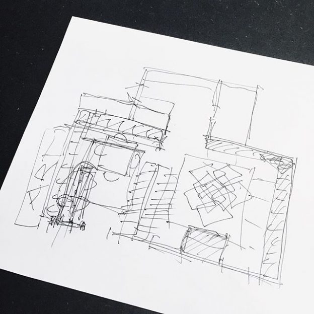 #straightdesign #sketch #caotic #stockholm #interior #lines