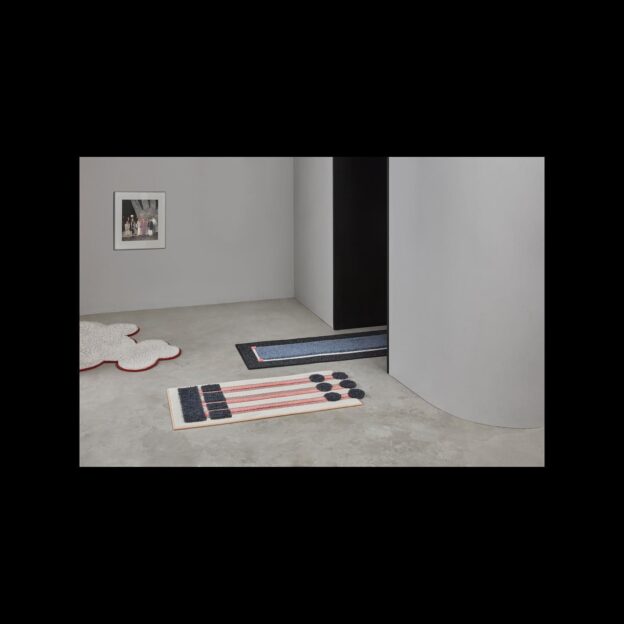 In conjunction to Stoddards 50 years anniversary, we were asked to design a jubilee collection. The result is a collection of five rugs inspired by the five decades of craftsmanship and fun anecdotes from the family company’s history.Photographer: Mathilda Werngren