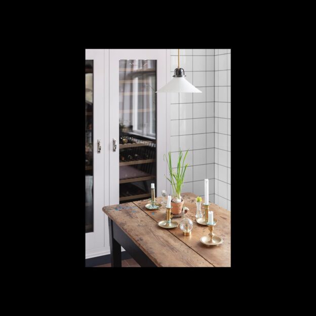 The kitchen at Sjögård captured by Mathilda Werngren.
